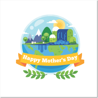 Happy Mothers Earth Day 2021 Posters and Art